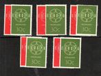 Nvph 727-728 europa zegels 1959 5 maal ongebruikt, Postzegels en Munten, Postzegels | Nederland, Ophalen of Verzenden, Na 1940