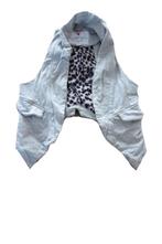 Tumble'n dry gilet grijs met panter voering 116, Tumble 'n Dry, Meisje, Trui of Vest, Zo goed als nieuw