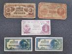 Nederlands-Indie - oude bankbiljetten, Setje, Zuidoost-Azië, Verzenden