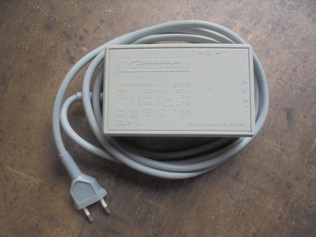 Carrera 53715 Transformator 12V 7W (zie foto's), Gebruikt, Onderdelen, Carrera, Ophalen of Verzenden