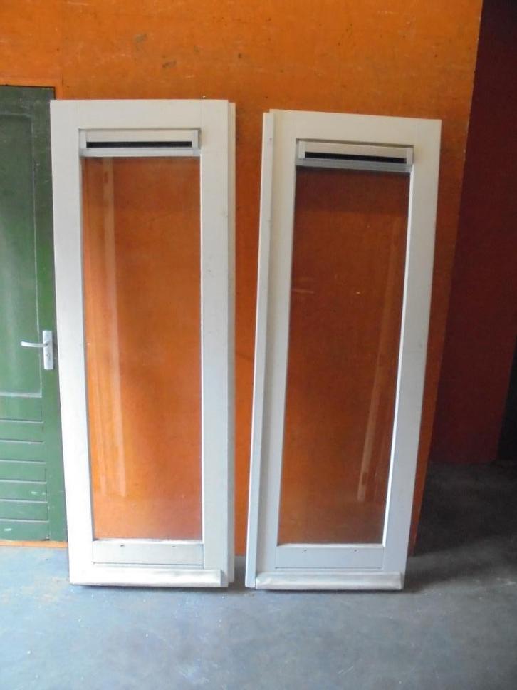 Openslaande tuindeuren, 145 x 211,5 (nr. LL140A), Doe-het-zelf en Verbouw, Deuren en Horren, Zo goed als nieuw, Buitendeur, 200 tot 215 cm