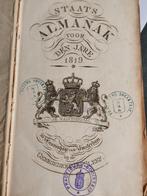 1819, STAATS ALMANAK., Antiek en Kunst, Ophalen of Verzenden