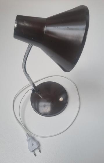 Originele vintage tafellamp / bureaulamp met buigarm beschikbaar voor biedingen