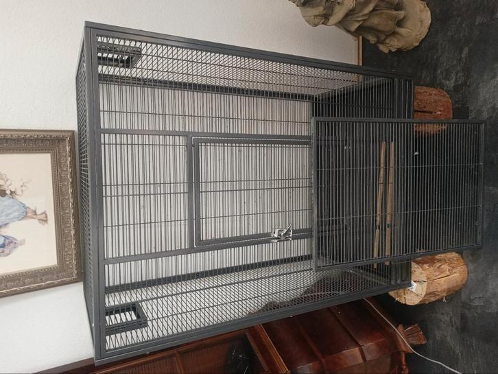 Te koop,Volière/ vogelkooi., Dieren en Toebehoren, Vogels | Hokken en Kooien, Nieuw, Volière, Overige materialen, Ophalen of Verzenden