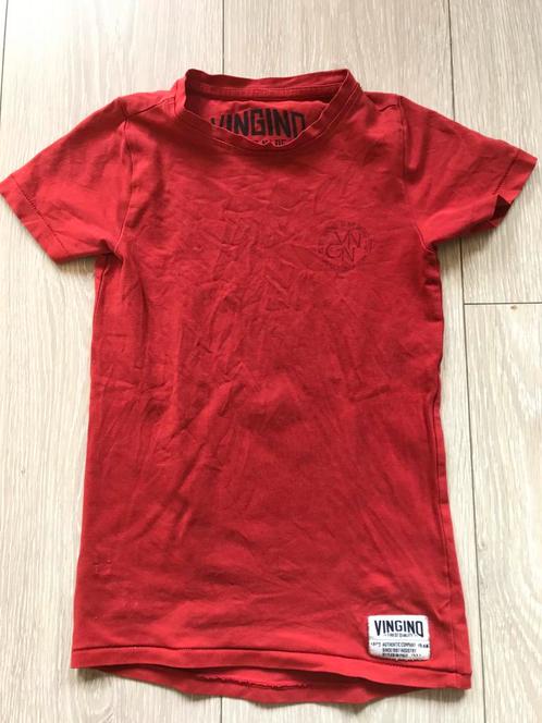 116 6 Vingino shirt korte mouw jongen, Kinderen en Baby's, Kinderkleding | Maat 116, Gebruikt, Jongen, Shirt of Longsleeve, Ophalen of Verzenden