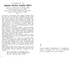 Martin Johannes 1905 Helmond  1969 Tilburg, Ophalen of Verzenden, Bidprentje