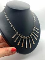 X122 Prachtig zilveren collier Scandinavisch ontwerp, Sieraden, Tassen en Uiterlijk, Antieke sieraden, Ophalen of Verzenden, Zilver