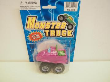 Monstertruck Push and go! Roze. Nieuw.   beschikbaar voor biedingen