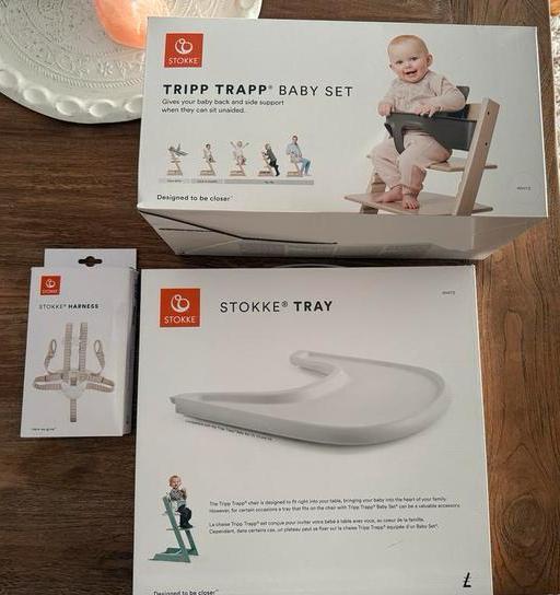 Gehele Stokke Tripp Trapp Baby Set/Tray en Harnass!!, Kinderen en Baby's, Overige Kinderen en Baby's, Zo goed als nieuw, Ophalen of Verzenden