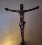 Bronzen beeld, wandsculptuur van Jezus,, Ophalen of Verzenden