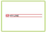 Kip Hy-line caravan en caravan sticker, Verzenden, Nieuw, Overige typen
