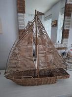 Riviera maison rustic rattan sailboot groot, Huis en Inrichting, Woonaccessoires | Overige, Ophalen, Zo goed als nieuw