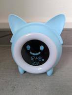 Slaaptrainer / wekker kat - blauw, Witgoed en Apparatuur, Wekkers, Ophalen of Verzenden, Zo goed als nieuw, Digitaal
