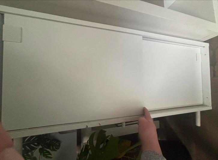 Tv meubel/schoenenkast met schuifdeuren - 100x35x52cm, Huis en Inrichting, Kasten | Boekenkasten, Gebruikt, 100 tot 150 cm, Minder dan 100 cm