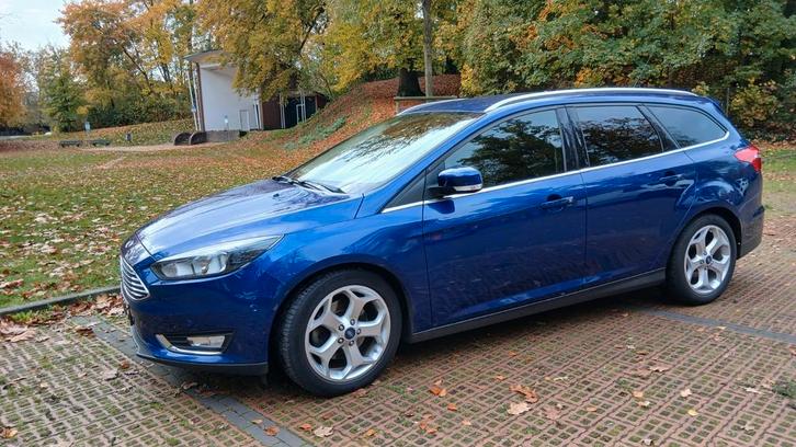Ford Focus 2.0 Tdci 110KW Wagon 2015 Blauw, Auto's, Ford, Particulier, Focus, ABS, Airbags, Alarm, Bluetooth, Boordcomputer, Centrale vergrendeling