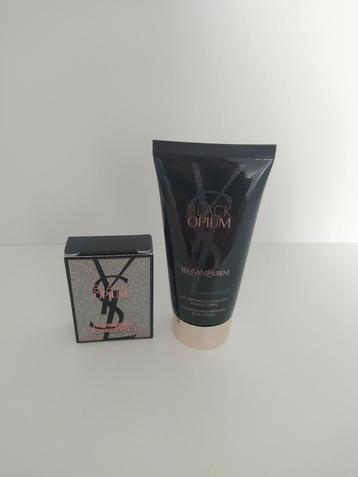 Nieuw Yves Saint Laurent Black Opuim Parfum 7,5 ml &  Bodylo beschikbaar voor biedingen