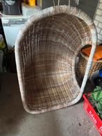 Rotan Hangstoel, Huis en Inrichting, Stoelen, Ophalen, Gebruikt, Bruin, Riet of Rotan