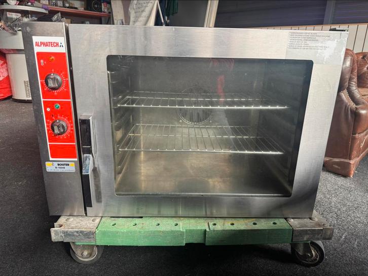 Alphatech Heteluchtoven op krachtstroom | nette staat, Witgoed en Apparatuur, Ovens, Gebruikt, Vrijstaand, Oven, 45 tot 60 cm