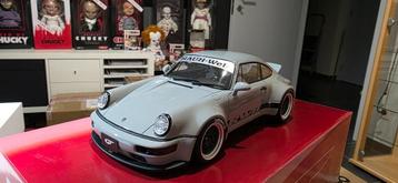 Porsche RWB 964 Duck Tail grijs 1:18 GT-Spirit beschikbaar voor biedingen