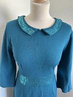 King Louie maat XL blauwe glitter jurk 2678, Blauw, Maat 46/48 (XL) of groter, Ophalen of Verzenden, Zo goed als nieuw