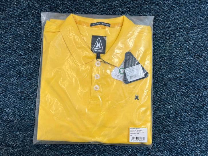 Gaastra royal polo habanero gold maat L nieuw, Kleding | Heren, Polo's, Nieuw, Maat 52/54 (L), Geel, Ophalen of Verzenden