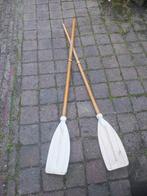 Peddels roeispanen 2x, Watersport en Boten, Peddels, Ophalen of Verzenden, Zo goed als nieuw, Enkelbladige peddel