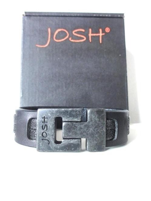 Nieuwe Josh heren armband, Sieraden, Tassen en Uiterlijk, Armbanden, Nieuw, Leer, Zwart, Verzenden