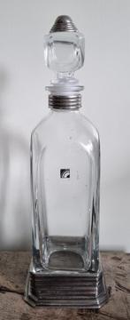 Mid-century Luigi Bormioli glas met tin karaf, Antiek en Kunst, Ophalen of Verzenden