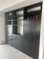 Mooie Interlübke Zwart Houten Wandkast., Ophalen