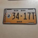 Bon bini Curaçao 34 - 1  7T 2003 nummerplaat kentekenplaat, Ophalen of Verzenden