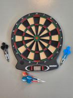 WINMAU Elektronisch Dartbord + 10 Darts, Ophalen of Verzenden, Gebruikt, Dartbord met pijlen, Elektronisch