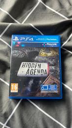 Hidden agenda PS4, Spelcomputers en Games, Games | Sony PlayStation 4, Avontuur en Actie, 1 speler, Ophalen of Verzenden, Zo goed als nieuw