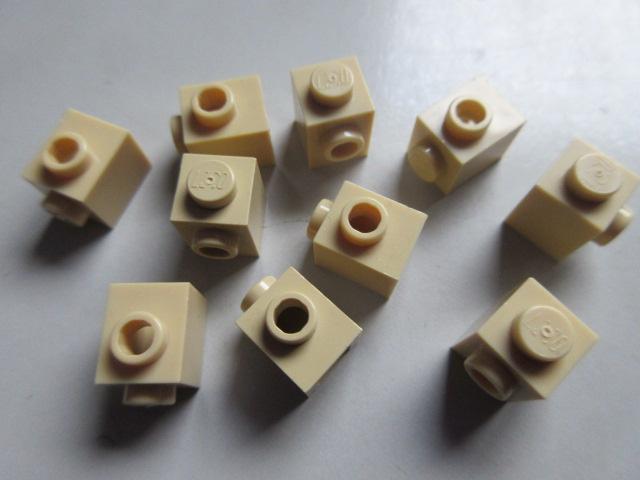 nr. 9319, 10 Steentjes 1x1 met stud op bovenzijde+voorzijde, Ophalen of Verzenden, Zo goed als nieuw, Complete set, Lego