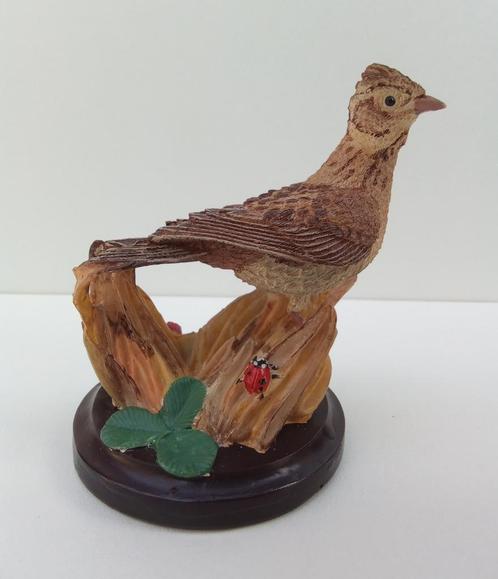 De Veldleeuwerik - Vogel Beeldje - Eaglemoss, Verzamelen, Dierenverzamelingen, Zo goed als nieuw, Beeldje of Figuurtje, Vogel