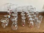 Div. bierglazen Westmalle Vedett Wieze Amstel glas op voetje, Ophalen of Verzenden, Zo goed als nieuw, Glas of Glazen