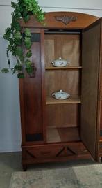 Demontabele art-deco spiegelkast kledingkast servieskast, Huis en Inrichting, Kasten | Kledingkasten, 100 tot 150 cm, 200 cm of meer
