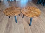 Bijzettafels Loods 5, Huis en Inrichting, Tafels | Salontafels, Ophalen, 50 tot 100 cm, Rond, 50 tot 100 cm