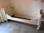 Houten bed 90x200 cm wit, Ophalen of Verzenden, Gebruikt, 180 cm of meer, 85 tot 100 cm