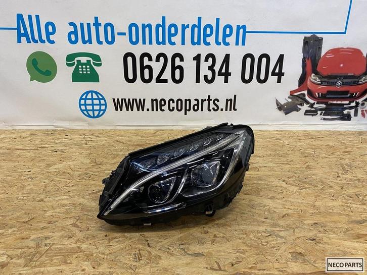 C KLASSE W205 ILS VOL LED KOPLAMP LINKS A2059068701, Auto-onderdelen, Verlichting, Mercedes-Benz, Gebruikt, Ophalen of Verzenden
