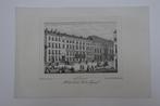 litho Gent Hotel de la Post Place d Armes Belgie Stroobant, Antiek en Kunst, Verzenden