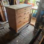 Brocante commode wordt gerestaureerd, Ophalen, 50 tot 100 cm, Zo goed als nieuw, 3 of 4 laden