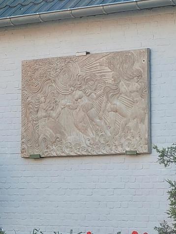 Zandsteen muur illustratie Jocelyn Smit beschikbaar voor biedingen
