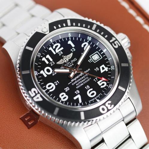 Breitling Superocean II 44 (Zeer goed/ 2017), Sieraden, Tassen en Uiterlijk, Horloges | Heren, Zo goed als nieuw, Polshorloge