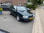 Skoda Octavia 2.0 Combi 85KW 2002 Groen, Stof, 4 cilinders, 1984 cc, Origineel Nederlands