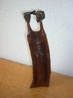 Afrikaans beeld - Vader moeder kind, Antiek en Kunst, Ophalen of Verzenden
