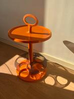 Bartafel / flessenhouder – Flair | jaren ‘70, Huis en Inrichting, Tafels | Bijzettafels, Rond, Zo goed als nieuw, Ophalen, 45 tot 60 cm