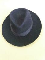 Vilten Hoed - Stanton - Zwart - VINTAGE, 55 cm (S, 6⅞ inch) of minder, Hoed, Ophalen of Verzenden, Zo goed als nieuw