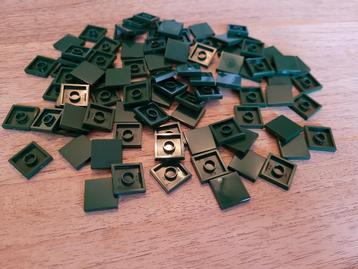 Partij N768=100x Nieuwe Lego tegels 2x2 (Meerdere setjes) beschikbaar voor biedingen
