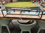 Industriële hanglamp met 5 lampen, Ophalen, Zo goed als nieuw, Metaal, Minder dan 50 cm