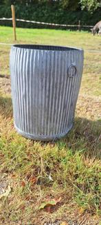 Zinken ton, dolly tub, bucket barrel decoratief in huis/tuin, Ophalen of Verzenden